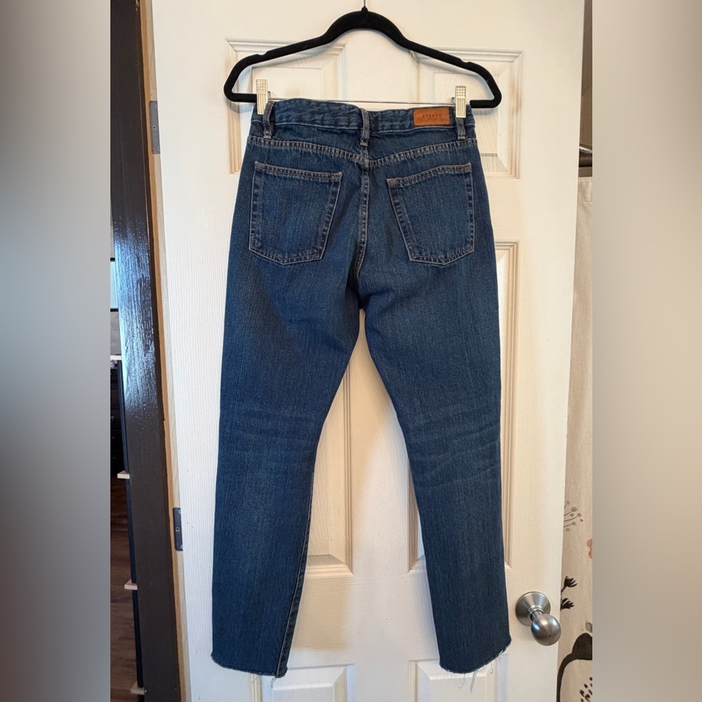 Sezane Cropped Straight-Leg Jeans - Picture 2 of 6